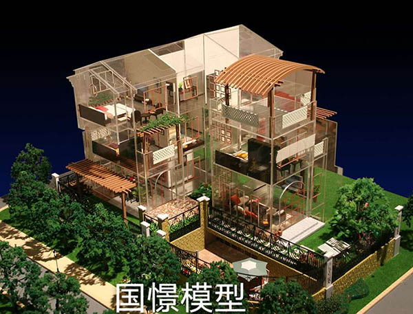 布尔津县建筑模型