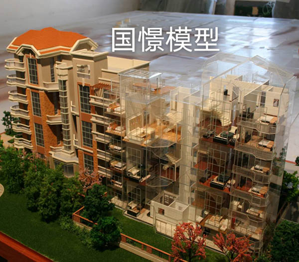 布尔津县建筑模型