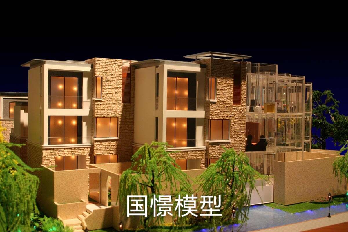 布尔津县建筑模型