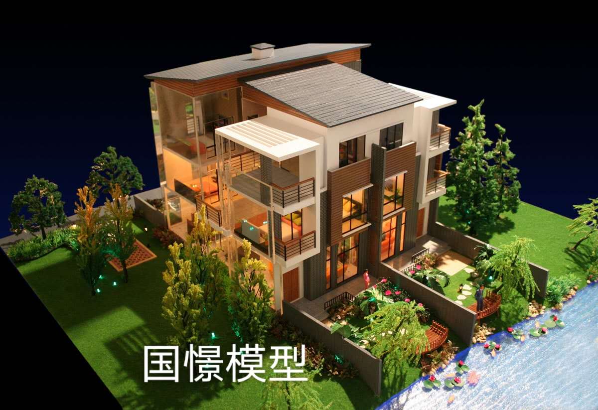 布尔津县建筑模型